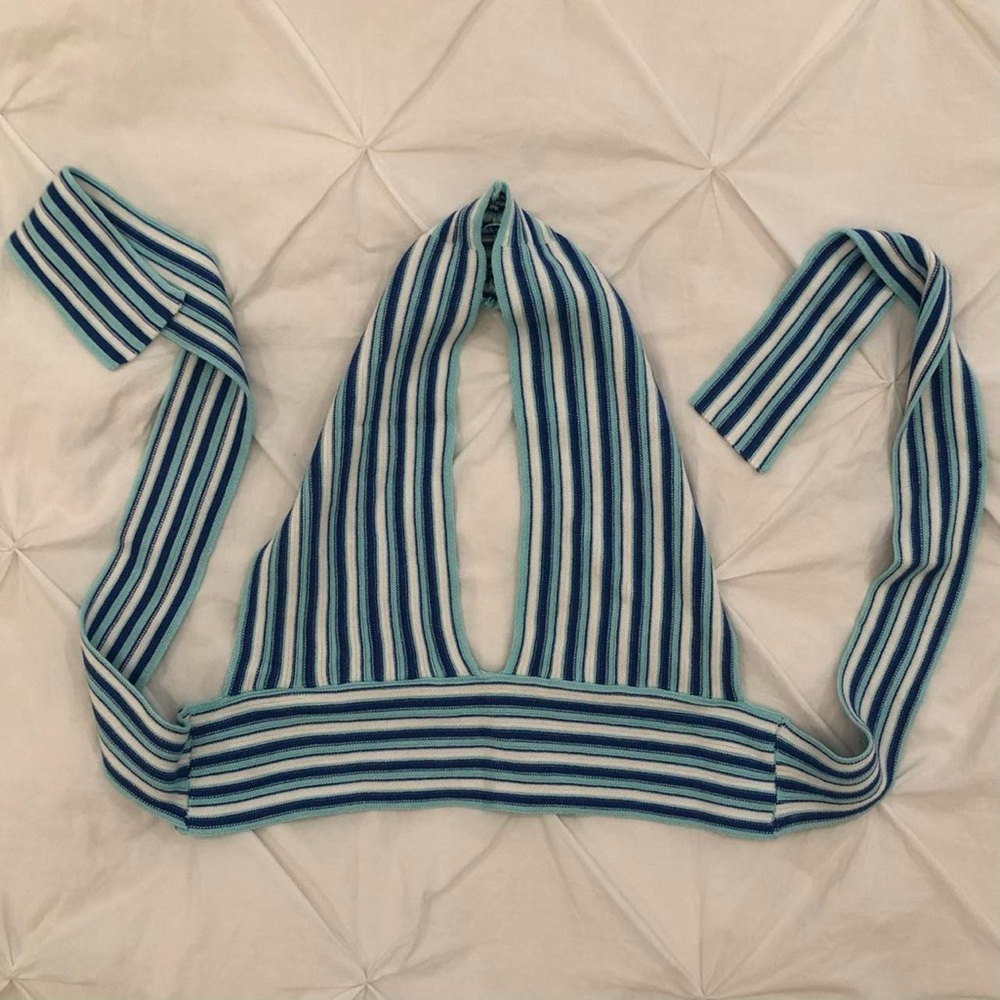 3 for $10 | shein striped knit halter top